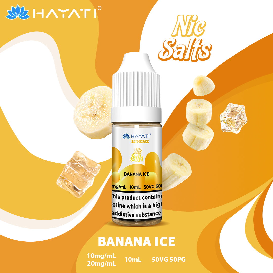 Hayati Pro Max Nic Salt 10ml Banana Ice