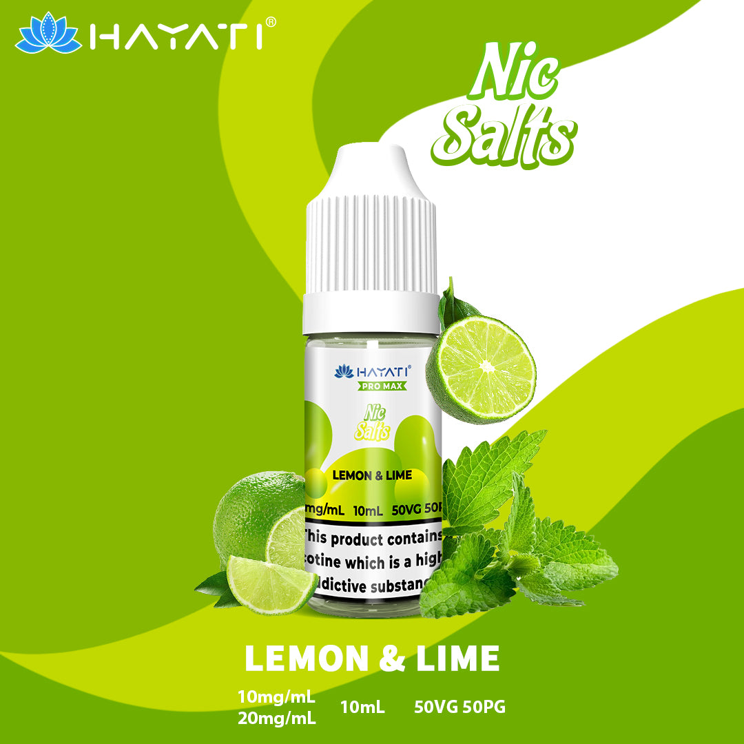 Hayati Pro Max Nic Salt 10ml Lemon & Lime