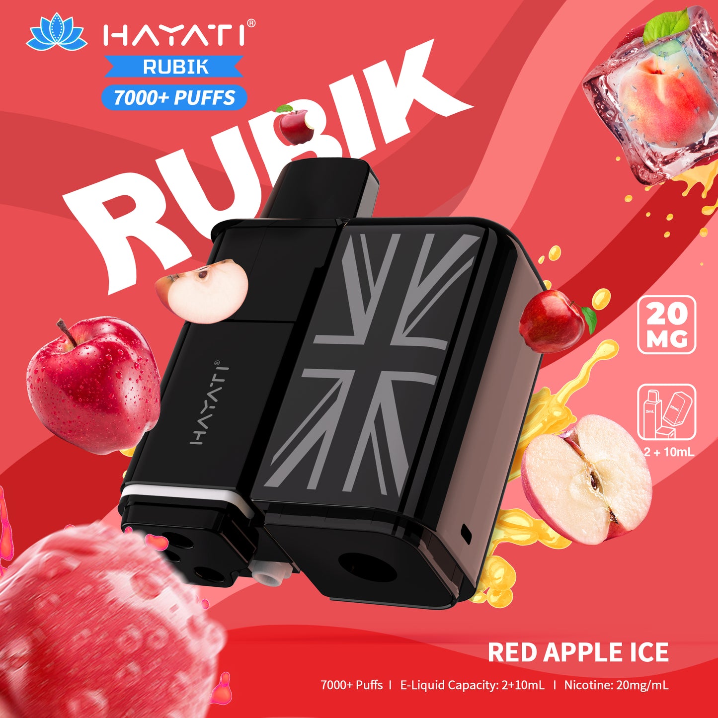 Hayati Rubik 7000 Pods Red Apple Ice