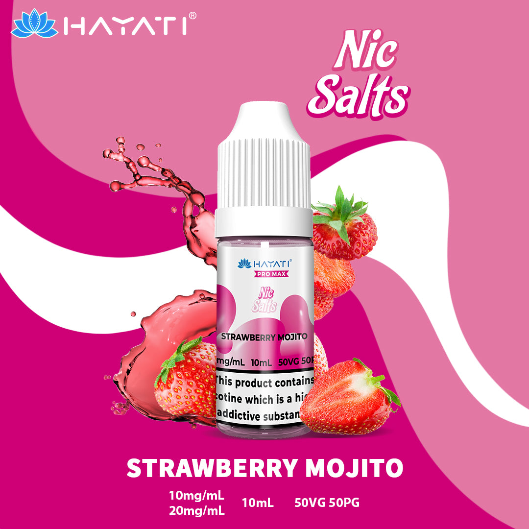Hayati Pro Max Nic Salt 10ml Strawberry Mojito