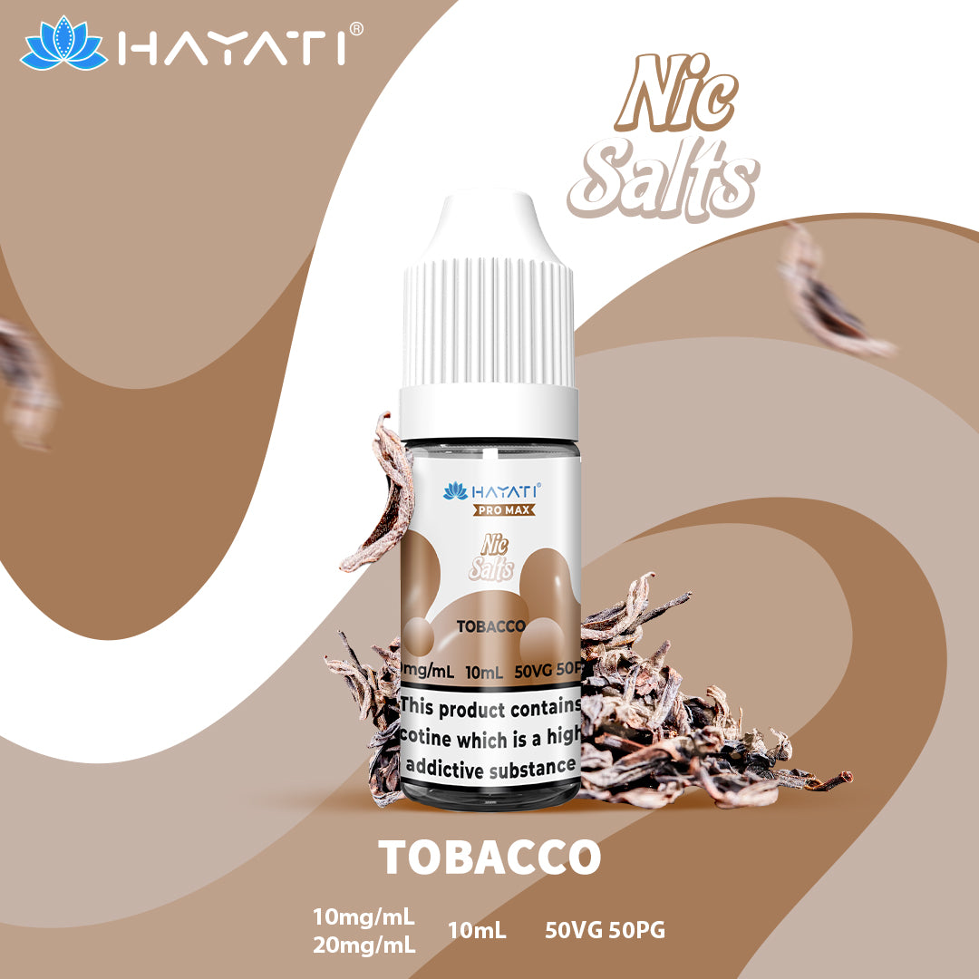 Hayati Pro Max Nic Salt 10ml Tobacco