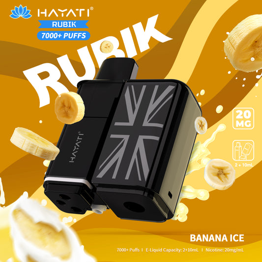 Hayati Rubik 7000 Pods Banana Ice