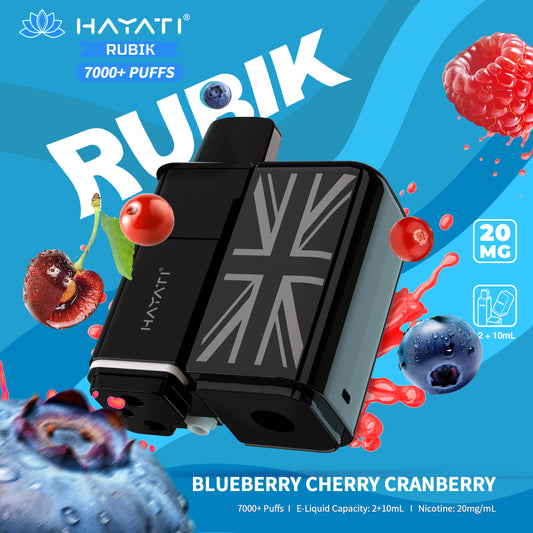 Hayati Rubik 7000 Pods Blueberry Cherry Cranberry