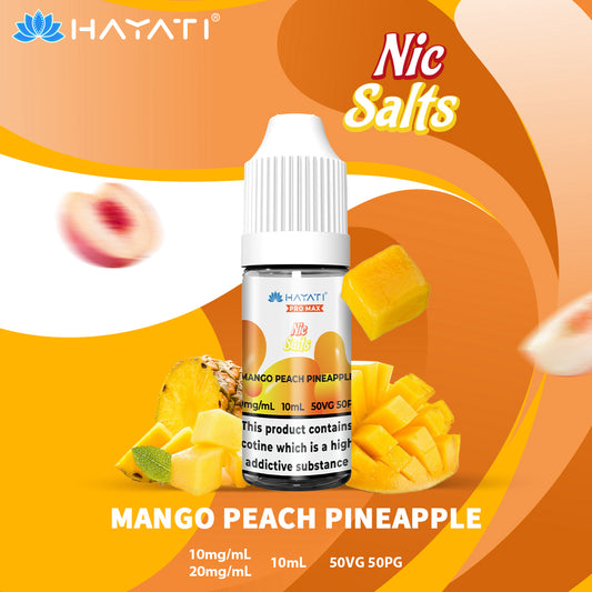 Hayati Pro Max  Nic Salt 10ml Mango Peach Pineapple