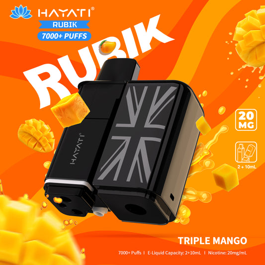 Hayati Rubik 7000 Pods Triple Mango